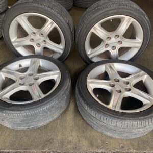 JDM TOYOTA ALTEZZA /LEXUS IS 300 OEM WHEELS 5X114.3 17X7JJ OFFSET 50 1998-2005 , WITH USED TIRES