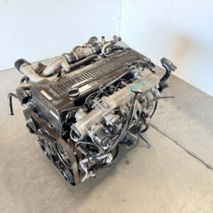 JDM TOYOTA 1JZ-GTE NON VVTI 2.5L TWIN TURBO ENGINE FRONT SUMP AS SHOWN NO WIRE NO ECU 1989-1991